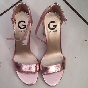 G By Guess Chuncky Heel 4 Inch